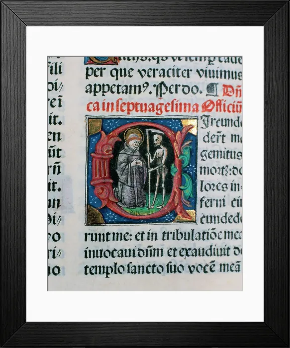 Framed Print : Initial. Missal Framed Print : Initial. Missal