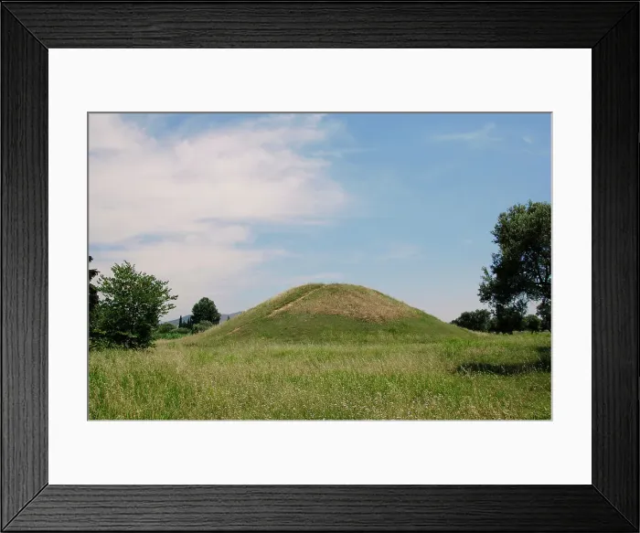 Framed Print : Tumulus of Marathon. Greece Framed Print : Tumulus of Marathon. Greece