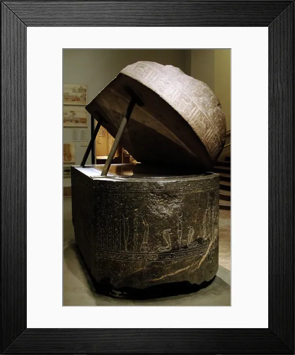 Framed Print : Egyptian Art. Sarcophagus of Wennefer. Late Period. Dynasty Framed Print : Egyptian Art. Sarcophagus of Wennefer. Late Period. Dynasty