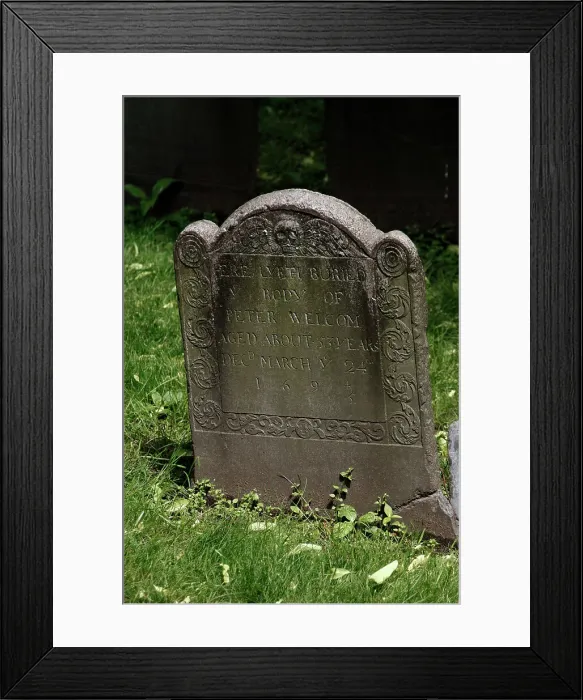 Framed Print : Old Granary Burying Ground Cemetery. Tomb. Boston Framed Print : Old Granary Burying Ground Cemetery. Tomb. Boston