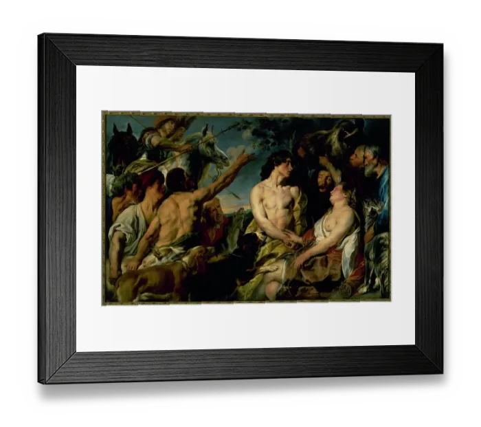Framed Print : Meleager and Atalanta by Jacob Jordaens Framed Print : Meleager and Atalanta by Jacob Jordaens