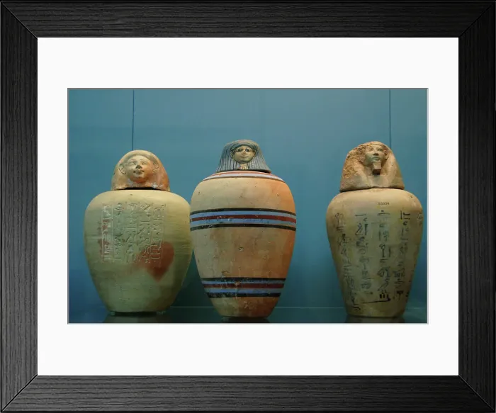 Framed Print : Canopic jars Framed Print : Canopic jars