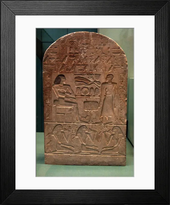 Framed Print : Stela of User. Egypt Framed Print : Stela of User. Egypt