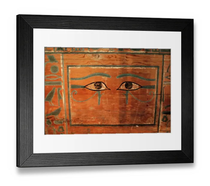 Framed Print : Coffin of Gua. Detail. Egypt Framed Print : Coffin of Gua. Detail. Egypt