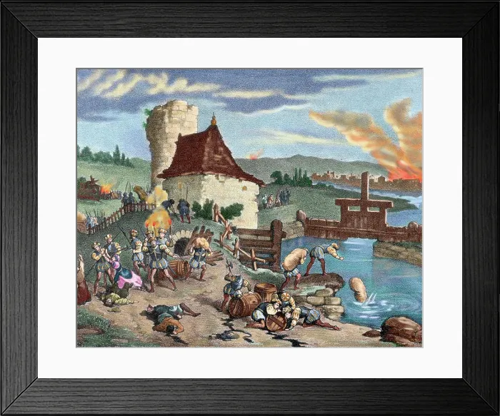 Framed Print : German Peasants War (1524-1525) Framed Print : German Peasants War (1524-1525)