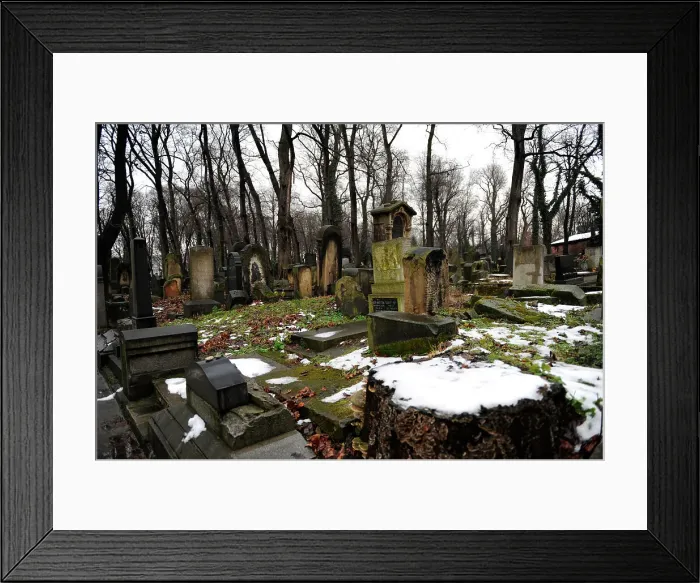 Framed Print : Poland. Krakow. Jewish cemetery Framed Print : Poland. Krakow. Jewish cemetery