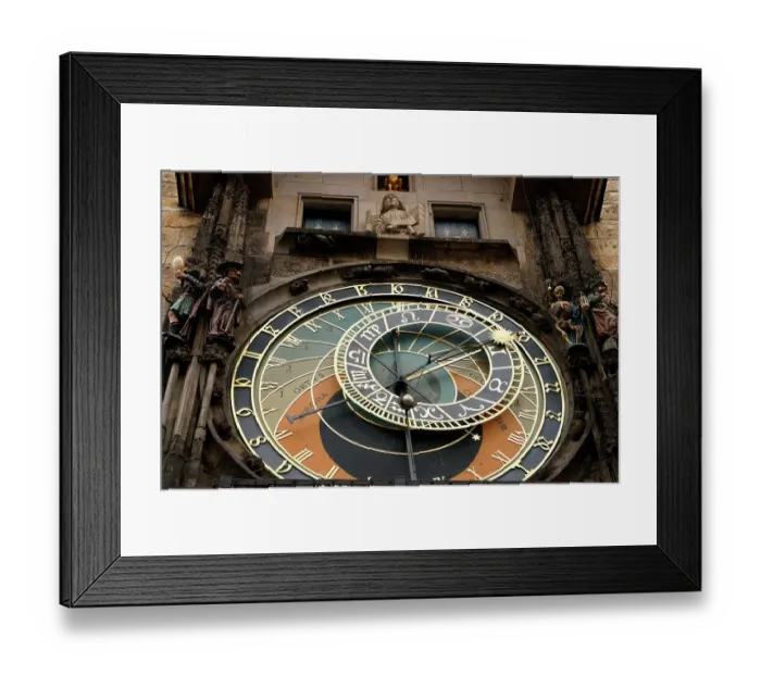 Framed Print : The Prague Astronomical Clock or Prague Orloj. AStronomical Framed Print : The Prague Astronomical Clock or Prague Orloj. AStronomical