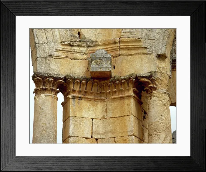 Framed Print : Byzantine Art. Syria. Basilica of St. Simeon (476-491). Arou Framed Print : Byzantine Art. Syria. Basilica of St. Simeon (476-491). Arou