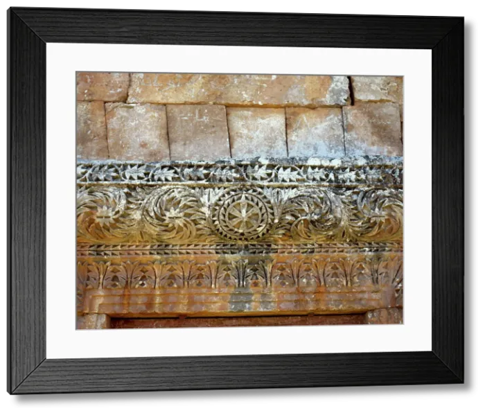 Framed Print : Byzantine Art. Syria. Al Bara (al-kafr). Dead Towns. Decorat Framed Print : Byzantine Art. Syria. Al Bara (al-kafr). Dead Towns. Decorat