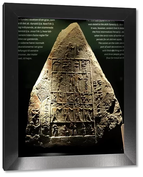 Tomb stele of the man Ib. Egypt. C. 2150-2050 BC