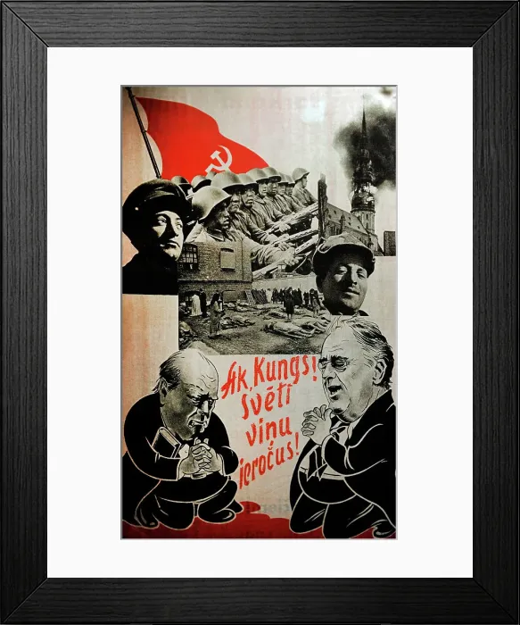 Framed Print : 20th Century 1943 Advertising Baltic Republic Framed Print : 20th Century 1943 Advertising Baltic Republic