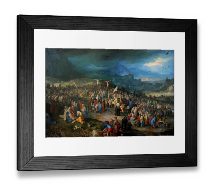 Framed Print : Crucifixion of Christ, 1594, by Jan Brueghel the Elder (1568) Framed Print : Crucifixion of Christ, 1594, by Jan Brueghel the Elder (1568)