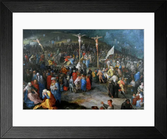 Framed Print : Crucifixion of Christ, 1594, by Jan Brueghel the Elder (1568) Framed Print : Crucifixion of Christ, 1594, by Jan Brueghel the Elder (1568)