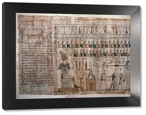 Ancient Egypt. Judgement of the Dead. Book of the Death. Fu