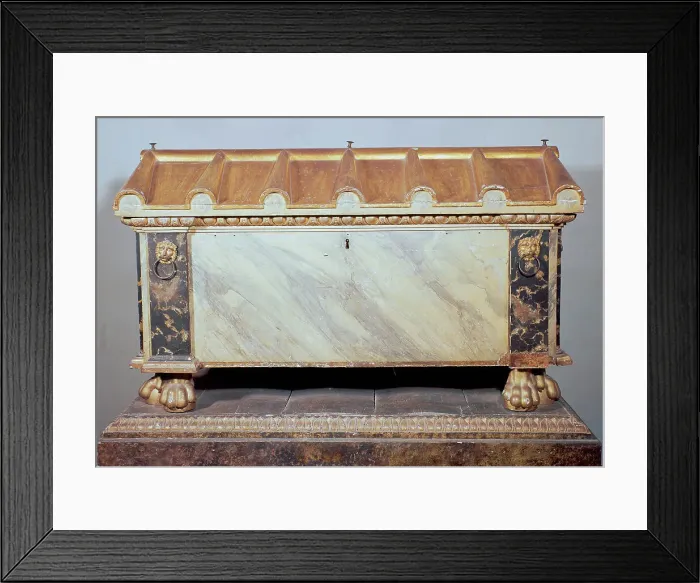 Framed Print : Mausoleum who kept the remains of Mariano Alvarez de Castro