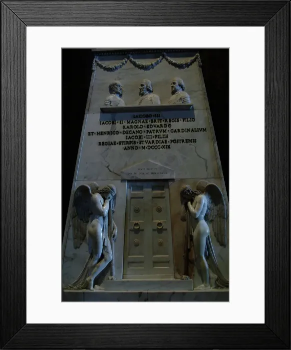 Framed Print : Stuart Monument, designed in 1817-1819 by the Italian Neocla Framed Print : Stuart Monument, designed in 1817-1819 by the Italian Neocla