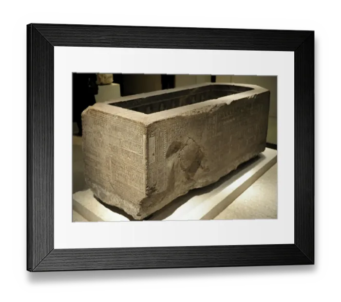 Framed Print : Djehapimu sarcophagus case. Egypt Framed Print : Djehapimu sarcophagus case. Egypt