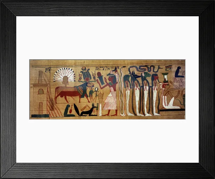 Framed Print : Guide to the alterlife for Sesech. Egypt Framed Print : Guide to the alterlife for Sesech. Egypt