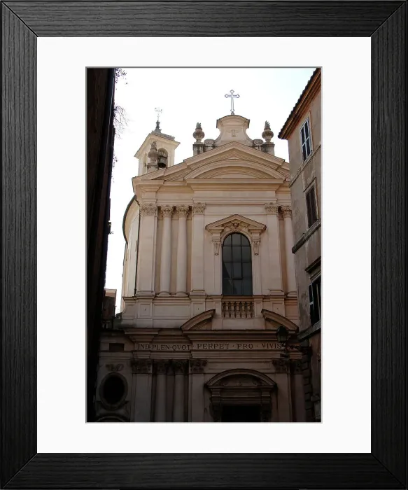 Framed Print : Italy. Rome. Saint Mary of the Prayer and Death Framed Print : Italy. Rome. Saint Mary of the Prayer and Death