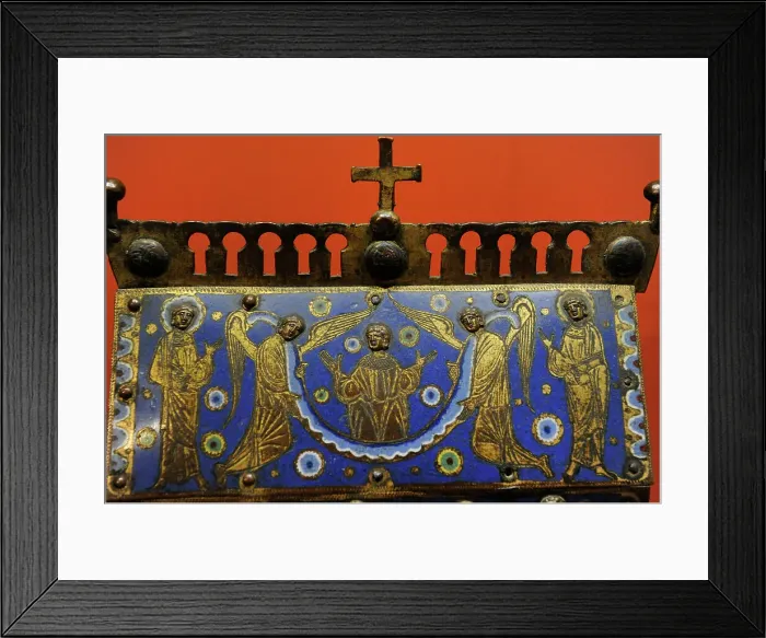 Framed Print : 12th Century 1200 Angel Angels Archbishop Art Framed Print : 12th Century 1200 Angel Angels Archbishop Art
