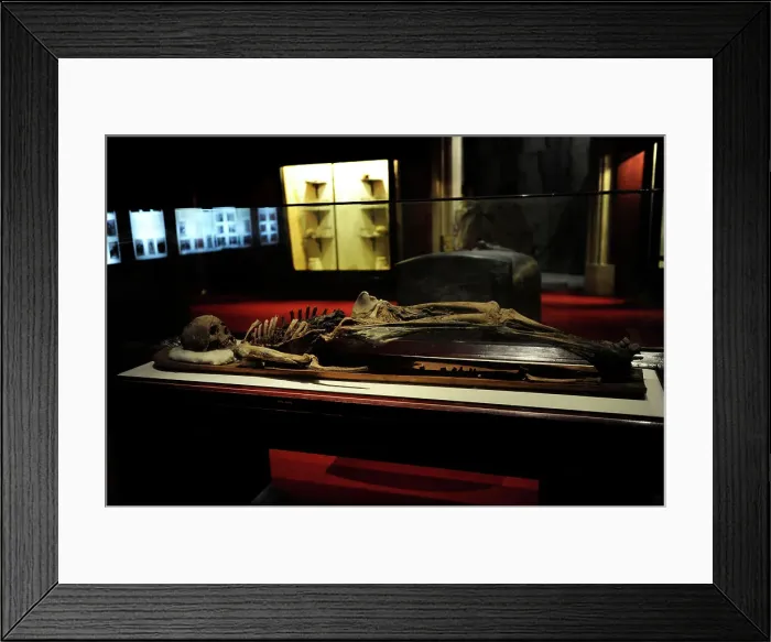 Framed Print : Mummy of King Tabnit (about 500 BC) Framed Print : Mummy of King Tabnit (about 500 BC)