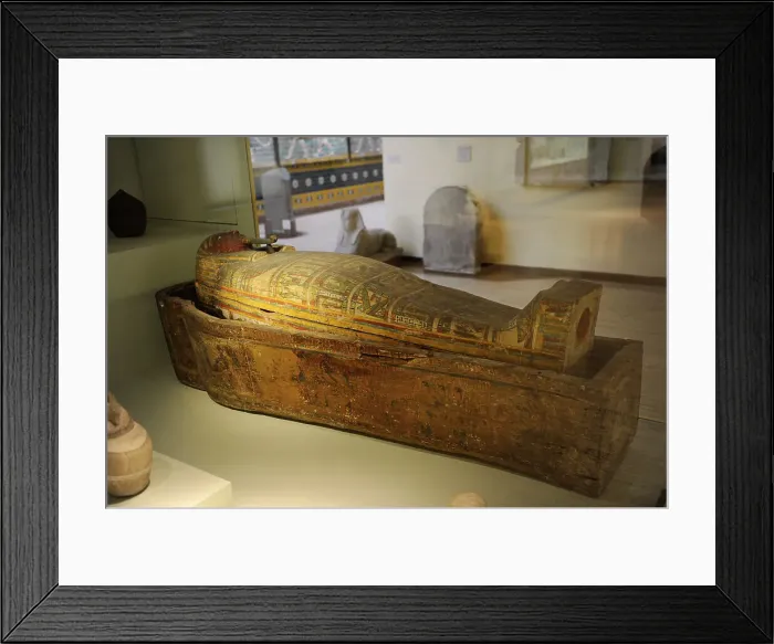 Framed Print : Egyptian coffin from Deir el-Bahri Framed Print : Egyptian coffin from Deir el-Bahri