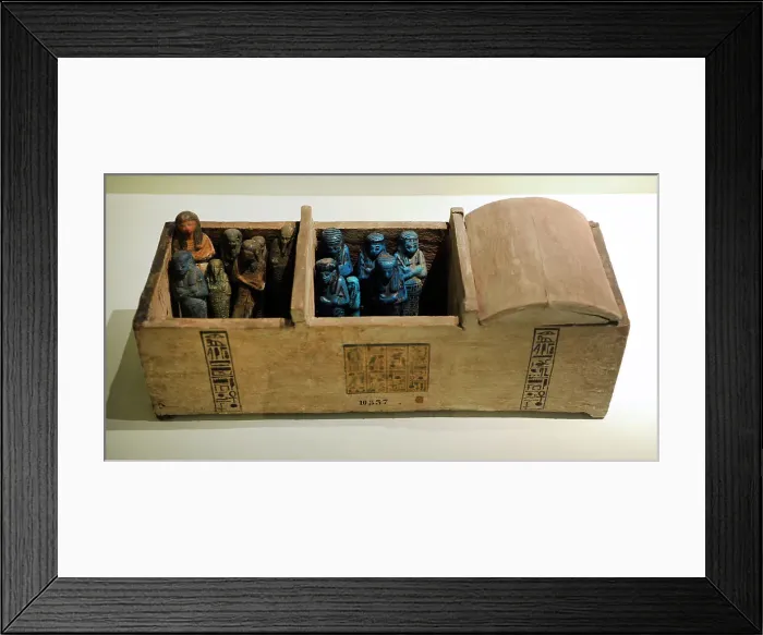 Framed Print : Wooden chest for ushabties. Egypt Framed Print : Wooden chest for ushabties. Egypt