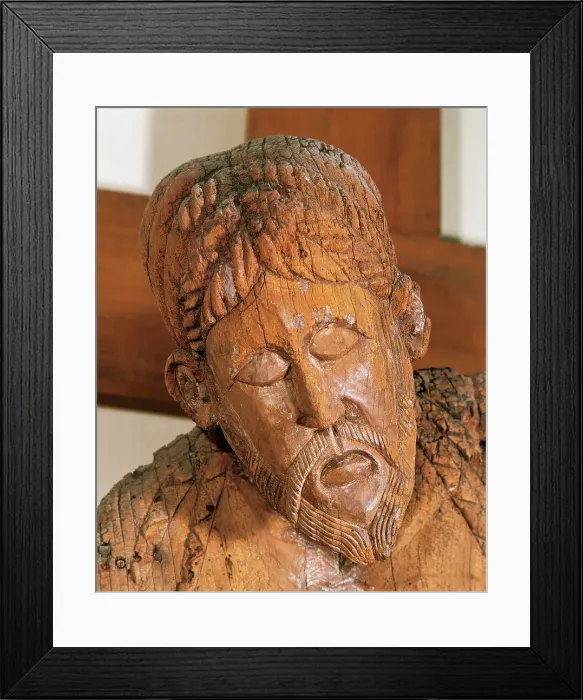Framed Print : The Descent from the Cross from Erill la Vall. 12th century Framed Print : The Descent from the Cross from Erill la Vall. 12th century