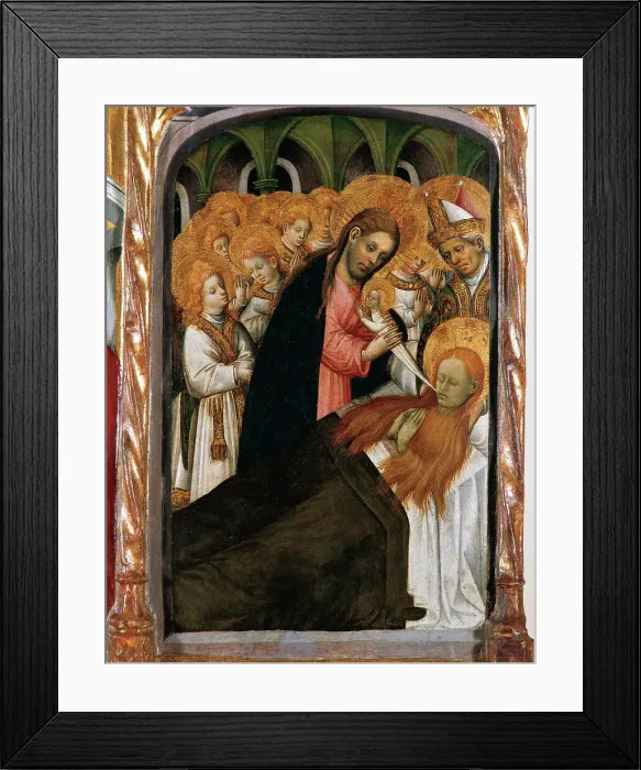Framed Print : Gothic. Altarpiece of Saint Mary Magdalene from Perella. By Framed Print : Gothic. Altarpiece of Saint Mary Magdalene from Perella. By