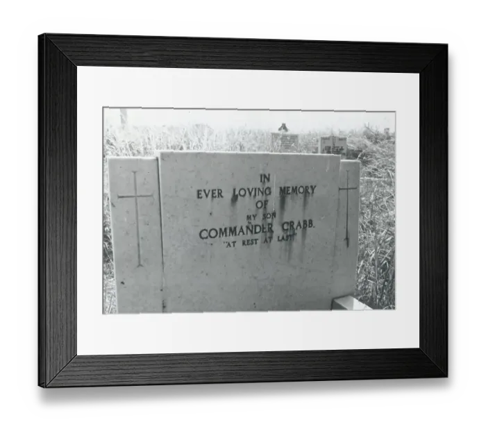 Framed Print : Lionel Buster Crabb, frogman and diver Framed Print : Lionel Buster Crabb, frogman and diver