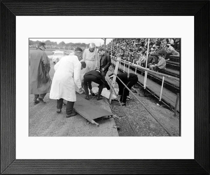 Framed Print : Death of a stuntman, Eastbourne Framed Print : Death of a stuntman, Eastbourne
