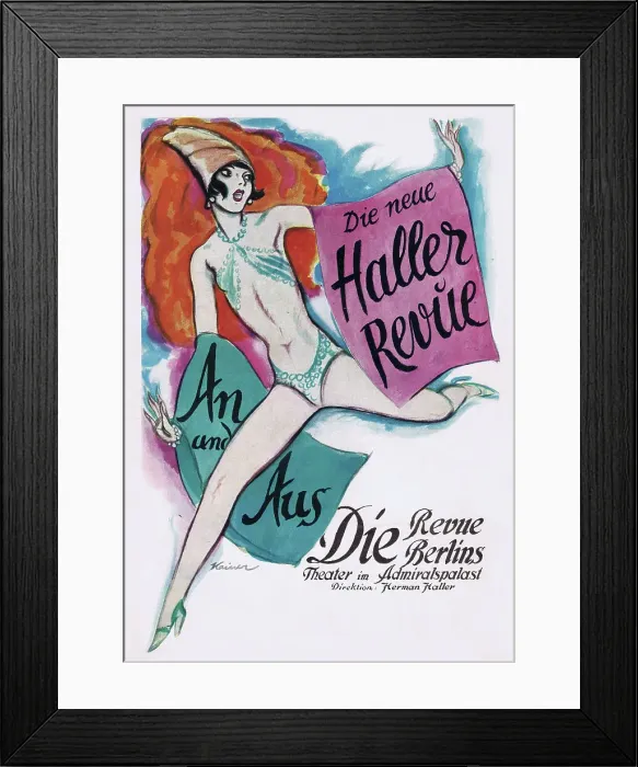 Framed Print : Front cover for souvenir brochure for An Aus Die, Admiralspa Framed Print : Front cover for souvenir brochure for An Aus Die, Admiralspa