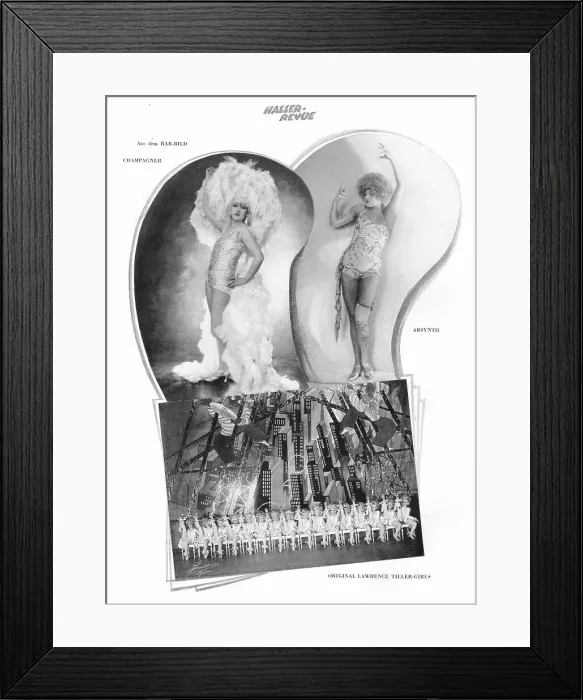 Framed Print : A scene and performers from An Aus Die, Admiralspalast, Berl Framed Print : A scene and performers from An Aus Die, Admiralspalast, Berl