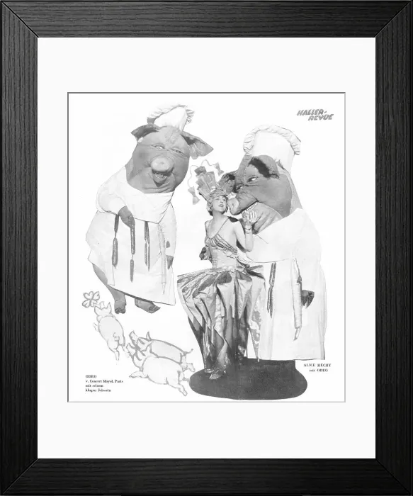 Framed Print : Alice Hechy and Odeo in a scene from An Aus Die, Admiralspal Framed Print : Alice Hechy and Odeo in a scene from An Aus Die, Admiralspal
