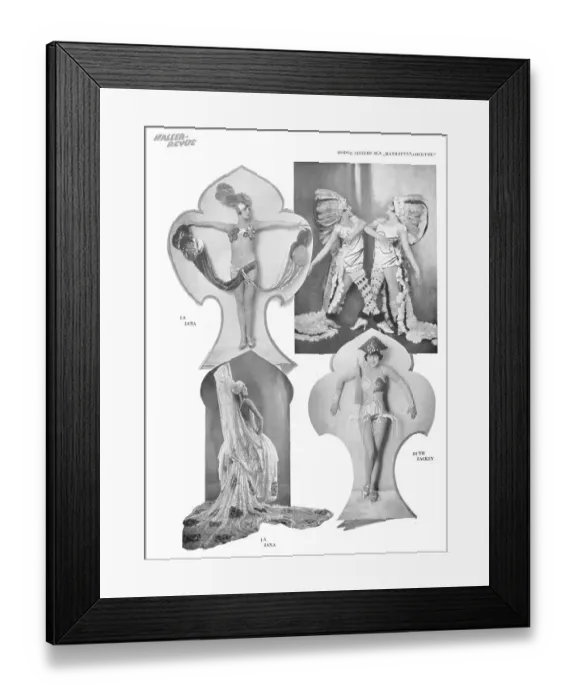 Framed Print : Jazz Age 1920s 20s Twenties Berlin Theatre Revue Framed Print : Jazz Age 1920s 20s Twenties Berlin Theatre Revue