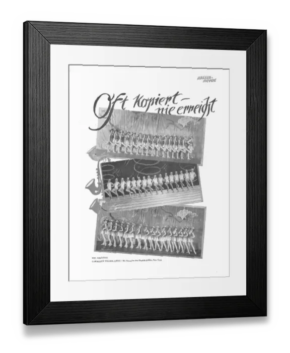Framed Print : The Lawrence Tiller Girls in An Aus Die, Admiralspalast, Ber Framed Print : The Lawrence Tiller Girls in An Aus Die, Admiralspalast, Ber