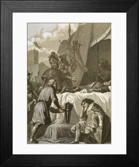 Framed Print : Death of the spanish nobleman El Cid (c. 1043-1099) Framed Print : Death of the spanish nobleman El Cid (c. 1043-1099)