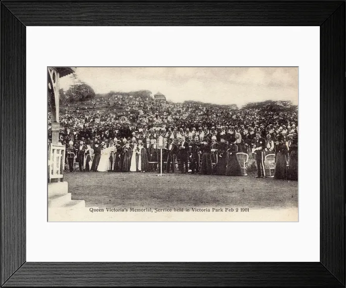 Framed Print : Victoria's Memorial Service, Victoria Park, Sierra Leone Framed Print : Victoria's Memorial Service, Victoria Park, Sierra Leone