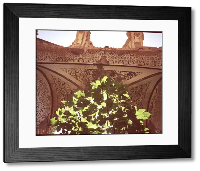 Framed Print : Detail damaged dome interior, Belchite, Spain Framed Print : Detail damaged dome interior, Belchite, Spain
