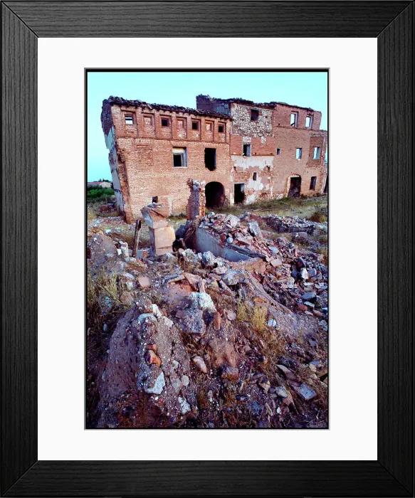 Framed Print : Ruins, Belchite, Spain Framed Print : Ruins, Belchite, Spain