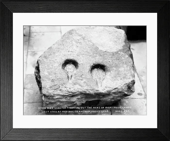 Framed Print : Stone Dies used for Stamping Framed Print : Stone Dies used for Stamping