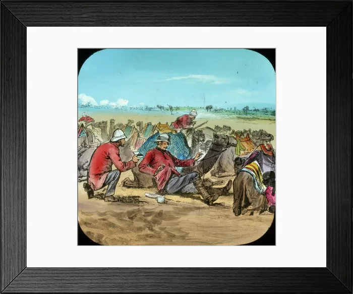 Framed Print : Mahdist War - Sudan Campaign - Death of Cameron Framed Print : Mahdist War - Sudan Campaign - Death of Cameron