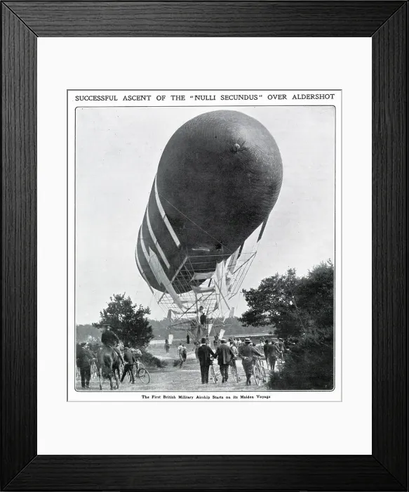 Framed Print : First Powered Airship - British Army Dirigible No 1 Framed Print : First Powered Airship - British Army Dirigible No 1
