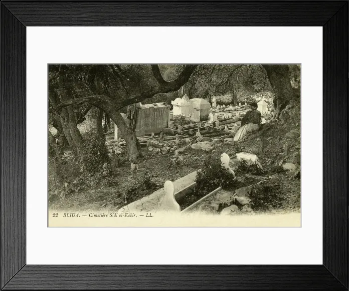 Framed Print : Blida, Algeria - the cemetery of Sidi el-Kebir Framed Print : Blida, Algeria - the cemetery of Sidi el-Kebir
