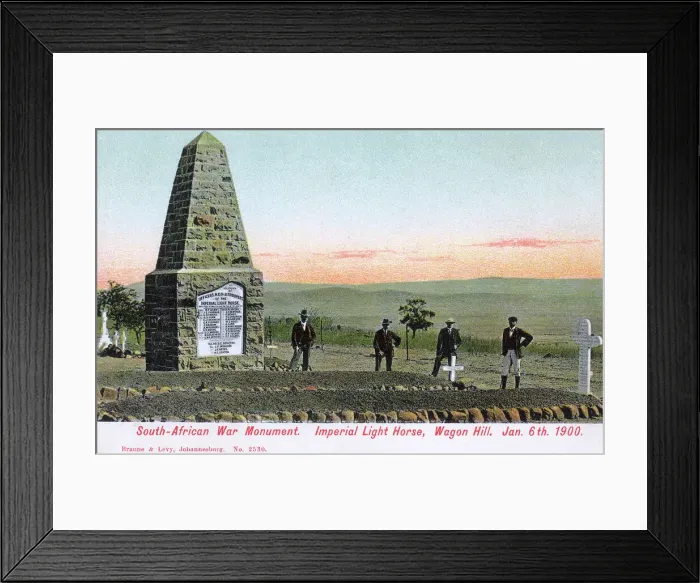 Framed Print : Wagon Hill memorial, Ladysmith, Natal Province, South Africa Framed Print : Wagon Hill memorial, Ladysmith, Natal Province, South Africa