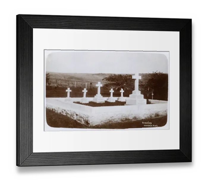 Framed Print : Wagon Hill cemetery, Ladysmith, Natal Province, South Africa Framed Print : Wagon Hill cemetery, Ladysmith, Natal Province, South Africa