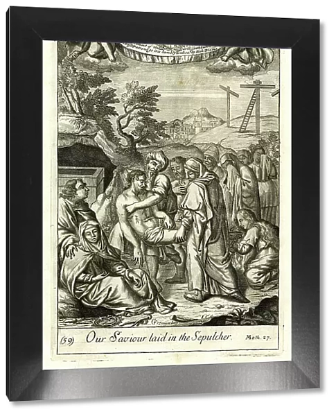 Jesus laid in the Sepulchre