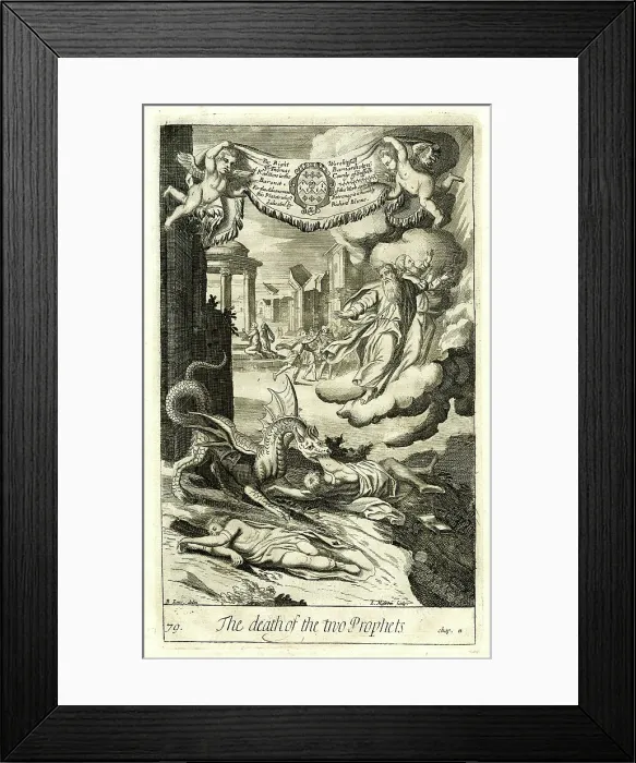 Framed Print : Death of the two prophets Framed Print : Death of the two prophets