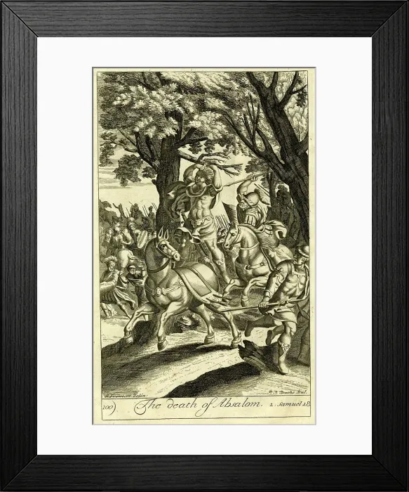 Framed Print : The death of Absalom Framed Print : The death of Absalom
