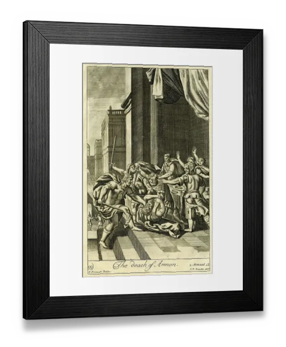 Framed Print : The death of Amnon Framed Print : The death of Amnon